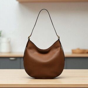 Radley London Kensington Place Twin Gusset Leather Shoulder Bag Medium Brown NWT